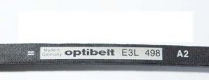 Drive Belt 3L498 for Whirlpool Indesit Washing Machines - Part nr. Whirlpool / Indesit 481235818181