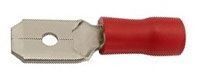 Faston Connector, Red, 6,3MM Other
