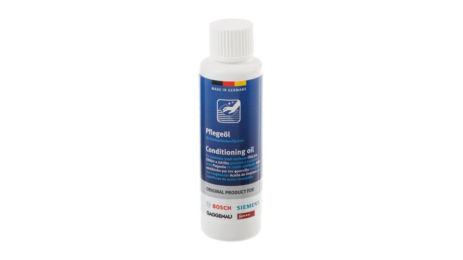 Cleaning Agent (Oil) for Bosch Siemens Stainless Steel Surfaces - 00311945 BSH