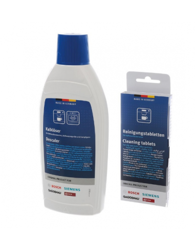 Cleaning tablets and Descaling Solution for Bosch Siemens Coffee Makers - 00311981 BSH