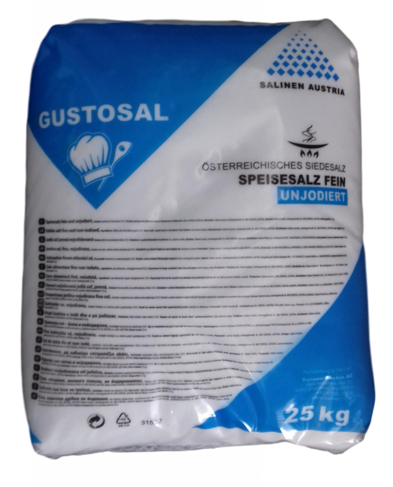 Softener Salt, 25KG, only 1 Piece can be Ordered per Packet for Universal Dishwashers Ostatní