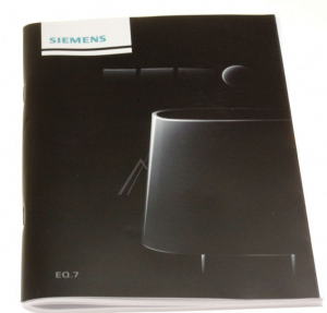 Instructions for Use and Preparation of Beverages for Bosch Siemens Coffee Makers - 00561922