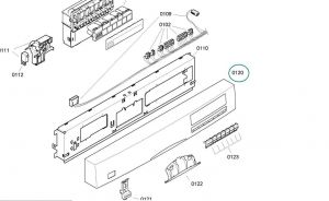 Panel Frame for Bosch Siemens Dishwashers - 00449111