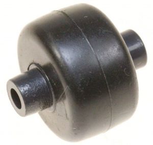 Black Front Wheel for Zelmer Vacuum Cleaners - 00757568