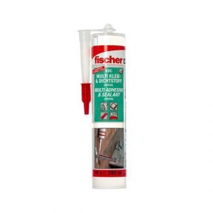 Adhesive and Sealing Multi-Purpose Sealant 290ml, Transparent Fischer KDC CRYSTAL