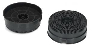 Carbon Filters, Set of 2 pcs, diameter 143MM, h 50MM, for Whirlpool Indesit Cooker Hoods - 484000008782