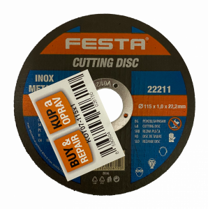 Cutting Disc, 115X1MM, Metal