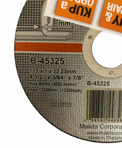 Cutting Disc, 115X1X22MM, for Aluminum Makita Univerzální