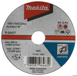 Cutting Disc, 180X2,5X22,23MM, for Steel Makita