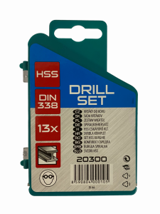 Drill Bit Set HSS 1,5-6,5MM Univerzální