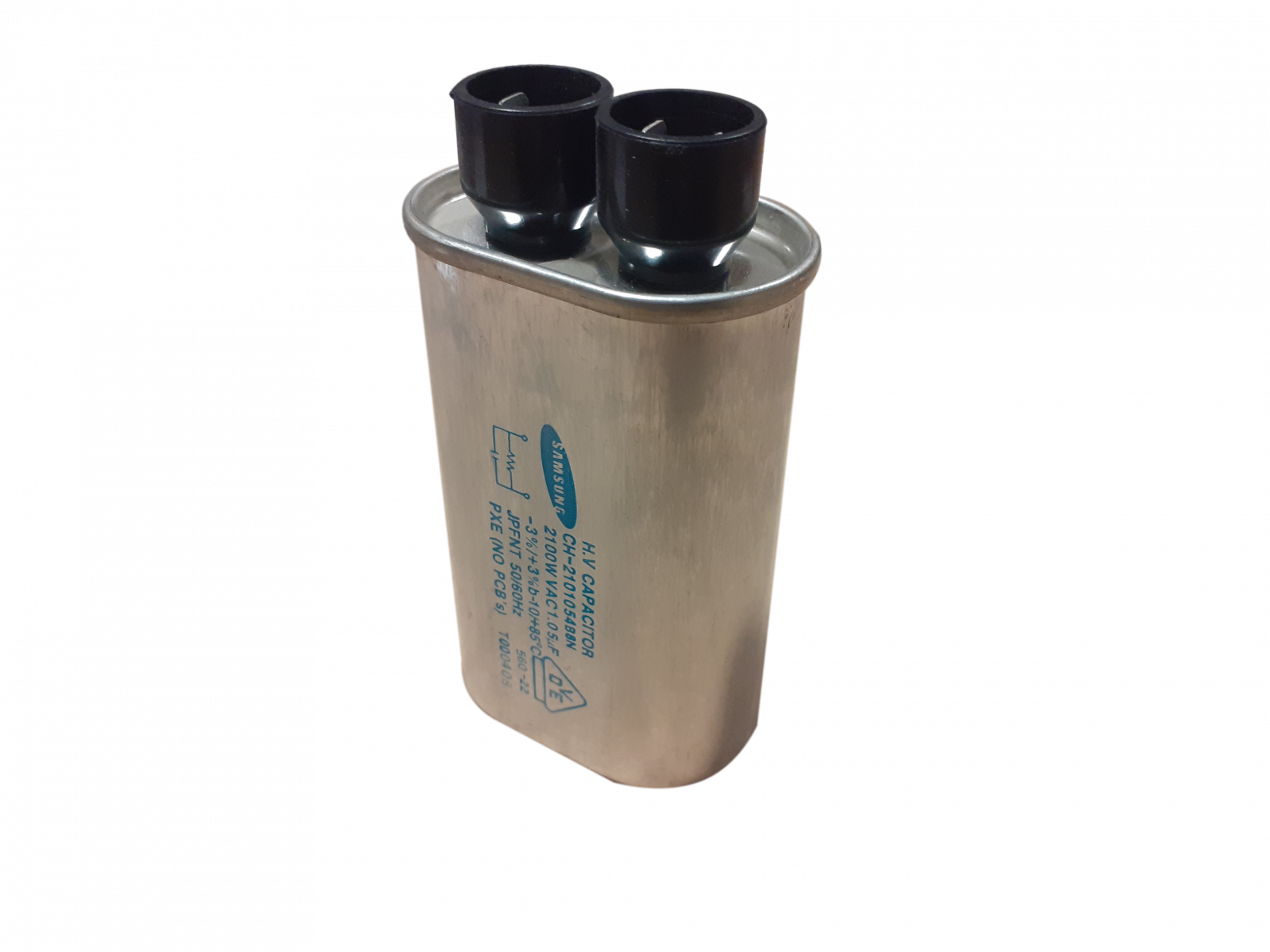 Highvoltage Capacitor (Capacity 1,1 mF, Voltage 2100V) for Whirlpool Indesit Microwaves Universal