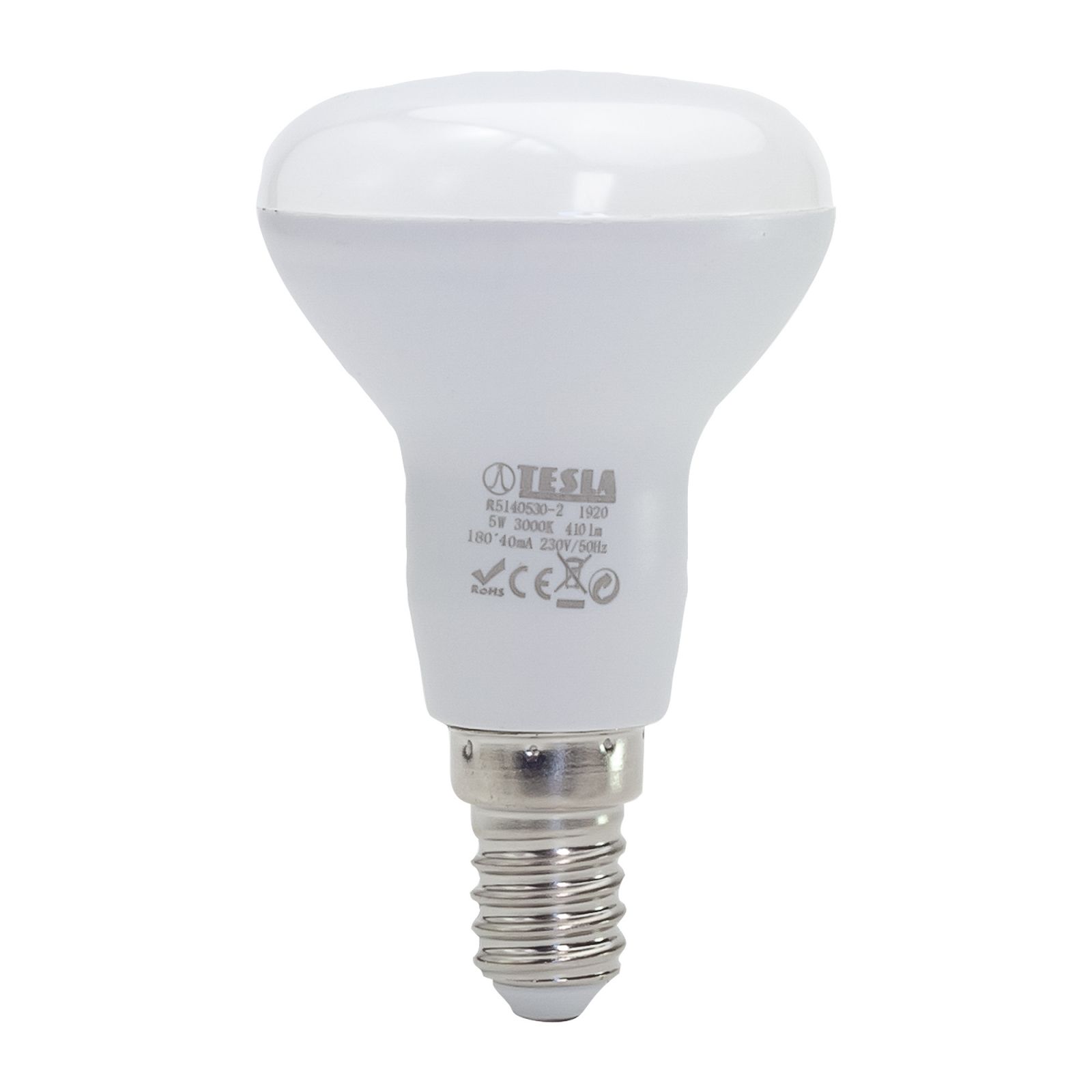 Tesla - LED bulb R50, E14, 5W, 230V, 450lm, 3000K, 180° Tesla Lighting