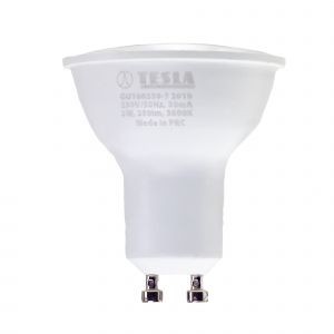 Tesla - LED GU10, 3W, 230V, 250lm, 3000K, 100°