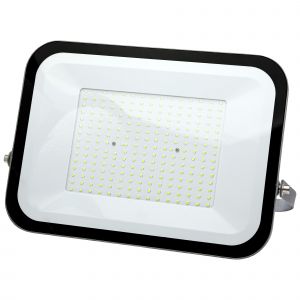 Tesla - LED flood light, 200W, SMD, AC220-240V, 6500K, 80lm/W, RA70, IP65, 383*287*55mm, 30cm cable