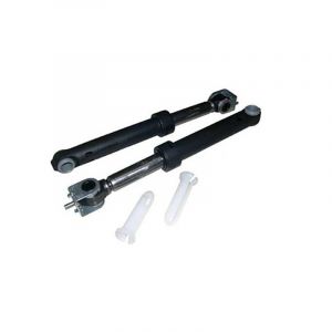 2-Piece-Set of Shock Absorbers with Elbows for Whirlpool Indesit Washing Machines - 00306076