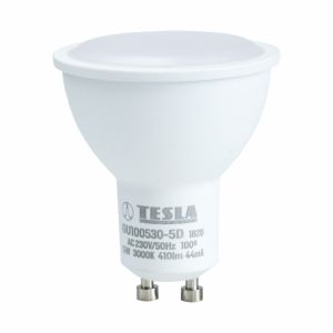 Tesla - LED GU10, 5W, 230V, 400lm, 3000K, 100°, dimmable