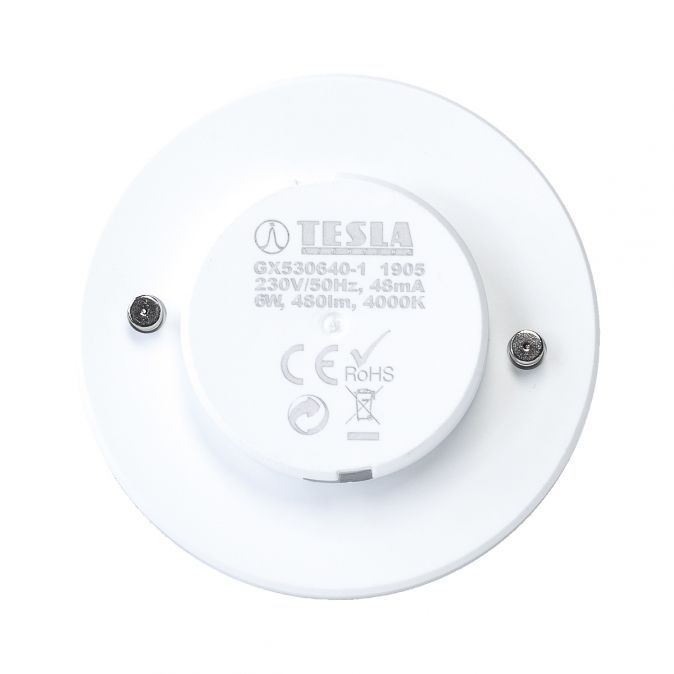 Tesla - LED GX53, 6W, 230V, 480lm, 4000K, 180° Tesla Lighting